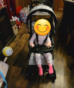 Kolcraft Cloud Plus Lightweight Easy Fold Compact Toddler Stroller and Baby Stroller for Travel, Large Storage Basket, Multi-Position Recline, Convenient One-hand Fold, 13 lbs - Slate Gray Slate Grey (Wheel Color May Vary) 29 713zKiLbDfL