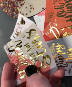 iCraft Deco Foil, 5 Transfer Sheets, 6" x 12", Gold 20 713zLQqoDsL