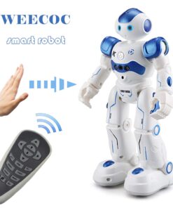 Alternative view of WEECOC RC Robot Toys Gesture Sensing Smart Robot Toy for Kids Can Singing Dancing Speaking Christmas Birthday Gift (White)
