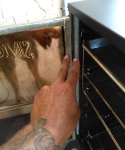 1/2" x 1/8" LavaLock High Temp BBQ Gasket Smoker Seal for Nomex Door Lid, Self Stick Grey 55 7141N9DEGIL