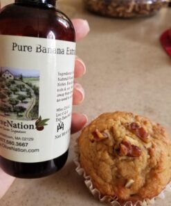 Natural Banana Flavor - Beverages - Breads - Fillings - Sugar Free - Non-GMO - Gluten Free - Kosher - Vegan - 4 oz 4 Fl Oz (Pack of 1) 22 7143fKudzL