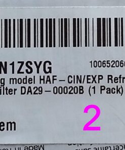 SAMSUNG Genuine Filter for Refrigerator Water and Ice, Carbon Block Filtration for Clean, Clear Drinking Water, 6-Month Life, HAF-CIN/EXP, 1 Pack 57 7143tlMHvCL