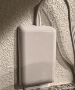 Sleek Socket - The Original & Patented Ultra-Thin Outlet Concealer with Cord Concealer Kit, 3 Outlet, 3-Foot Cord, Universal Size, UL Certified (Ideal for Kitchens, Small Spots & Behind Furniture) 3 ft Flagship 39 7144VBXrlcL 2