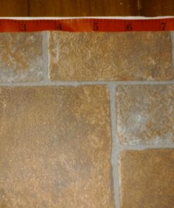 Nexus Self Adhesive 12-Inch Vinyl Floor Tiles, 20 Tiles - 12" x 12", Brick Pavers Pattern - Peel & Stick, DIY Flooring for Kitchen, Dining Room, Bedrooms & Bathrooms by Achim Home Decor 40 7145VCkDTL