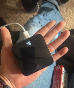 T-CORE Power Bank The Smallest and Lightest 10000mAh External Battery Ultra-Compact High-Speed Charging Technology Portable Charger for iPhone, Samsung Galaxy and More Black 38 714617Nfj8L