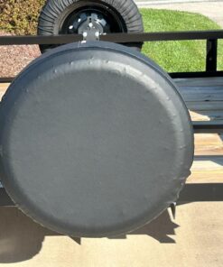 Moonet PVC Leather Spare Tire Wheel Cover for Car Truck SUV Camper Trailer Universal Fit RV JP FJ, R15 Black (for Overall Wheel Diameter 27-29 inch) 15 inch for Tire Diameter 27"-29" 38 71468uVsZ7L