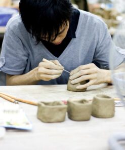 Blisstime Set of 30 Clay Sculpting Tools Wooden Handle Pottery Carving Tool Kit 16 71469CPVihL