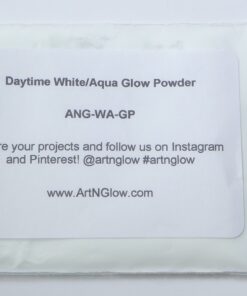 Glow in The Dark Pigment Powder - Neutral and Fluorescent color for Art Painting, Fine Art, Nail Art Paint, and DIY Crafts - Non-Toxic, Long Lasting 10+ Color Options - Neutral Aqua - (12 Grams) 12 Grams 33 7146FA1SirL