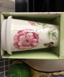 Lenox 837583 Butterfly Meadow Thermal Travel Mug, Multicolor, 1 Count (Pack of 1) 41 7146Mj5bjtL