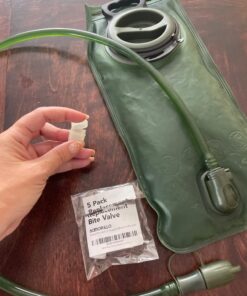 Hydration Bladder, 1.5L-2L-3L Water Bladder for Hiking Backpack Leak Proof Water Reservoir Storage Bag, BPA-Free Water Pouch Hydration Pack for Camping Cycling Running, Military Green 1.5-2-3 Liter 2L - Military Green Water Bladder 42 71479YhfOOL