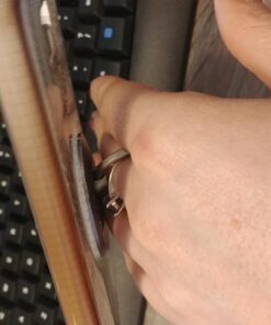 Spigen Style Ring Cell Phone Ring Phone Grip/Stand/Holder for All Phones and Tablets - Black 37 71479zVaf5L