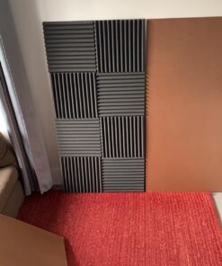 Foamily 12 Pack- Acoustic Panels Studio Foam Wedges 1" X 12" X 12" 38 7147Fvtp YL