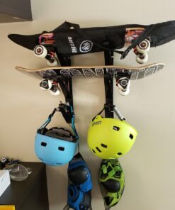 StoreYourBoard Skateboard and Longboard Storage Rack, Trifecta Wall Mount Display, Home and Garage Organizer 38 7148oERvchL