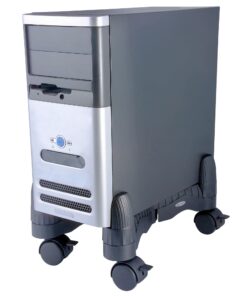 Kantek Mobile CPU Stand with Adjustable Width and Locking Casters, 16-Inch Wide x 7-Inch Deep x 4.8-Inch High (CS200B),Black 24 7148ofFO0fL