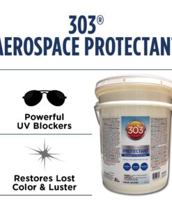 303 Products Aerospace Protectant – UV Protection – Repels Dust, Dirt, & Staining – Smooth Matte Finish – Restores Like-New Appearance – 5 Gallons (30375) 5 Gallon 12 71492PJ2bxS