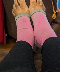 Thirty48 Plantar Fasciitis Compression Socks(1 or 2 Pairs), 20-30 mmHg Foot Compression Sleeves for Ankle/Heel Support, Increase Blood Circulation, Relieve Arch Pain, Reduce Foot Swelling Pink (1 Pair) Large 20 7149FdiN7pL