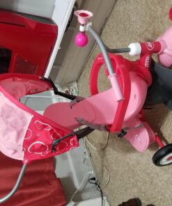 4-in-1 Stroll 'N Trike, Red Toddler Tricycle for Ages 1 Year -5 Years, 19.88" x 35.04" x 40.75" Classic 49 7149xcC71uL