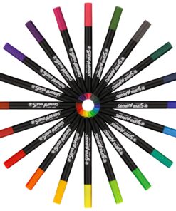 US Art Supply Super Markers 20 Color Premium Fabric & T-Shirt Marker Set with Our Unique Fine tip Bullet Point Tip 20 714ARIHG62L