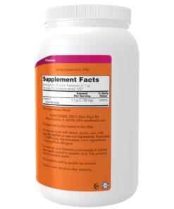 NOW Supplements, Vitamin C Crystals (Ascorbic Acid), Antioxidant Protection*, 3-Pound 1 Pound (Pack of 3) 8 714Akix7qpL