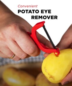 Kuhn Rikon Original Swiss Peeler 3-Pack Red/Green/Yellow Set of 3 Y Type Peeler 22 714ApfqiRuL