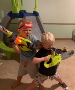 CP Toys 6-in-1 Kids Gardening Set, Includes Kids Leaf Blower, Kids Lawn Mower, Weed Trimmer and Chainsaw, Realistic Action and Sound Effects, Outdoor Toy for Kids Ages 3 Years Plus 19 714B8vtiTzL