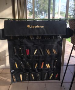 Spyderco Large SpyderPac - 30 Deep Pockets with Heavy Duty Polyester Design and Clear Plastic Window - SP1 33 714BKd2poML