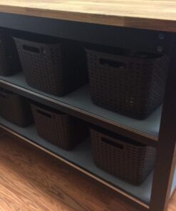 Sterilite 12736P06 Tall Weave Basket, Espresso, 6-Pack 42 714BSClgvEL