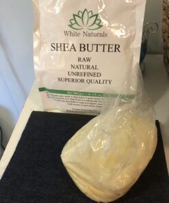 White Naturals Shea Butter 1 lb, Unrefined, African Grade A, Moisturizing Skin, Hair, Face, Lotion, Cream, 16oz Block 1 Pound (Pack of 1) 33 714BhXsWNhL