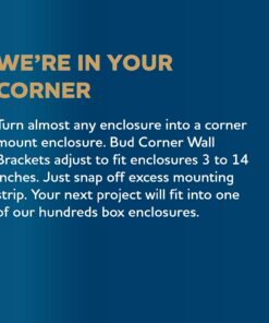 BUD Industries NBF-32402 Plastic Outdoor NEMA Economy Box 5.11" L x 3.93" W x 2.75" H, Gray 8 714CCh8Ud8L 3