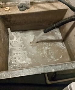 Lint Hair Trapper for filtering Washing Machine Utility Tub and Sink drains-reusable and customizable with built-in overflow guard. Traps Lint, hair and debris from drains, replaces all Mesh filters 34 714DEhyYIPL