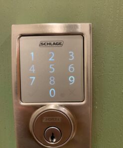 SCHLAGE Sense Smart Deadbolt with Century Trim in Satin Nickel (BE479 CEN 619) Smart Lock 31 714DwqQu6aL