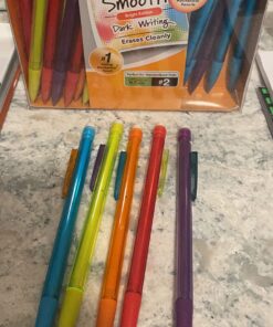 BIC Xtra-Smooth Mechanical Pencils with Erasers (MPCE40-BLK), Bright Edition Medium Point (0.7mm), 40-Count Pack, Bulk Mechanical Pencils for School or Office Supplies, Gifts for Students Xtra-Smooth Bright Edition 50 714E8ML3wlL