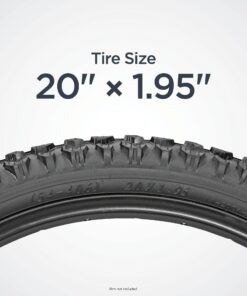 Schwinn Replacement Bike Tire, Mountain Bicycle Tires, High Traction Tread, Standard Bike Tires in Multiple Size Options Mountain/Standard 20-Inch x 1.95 Inch 27 714E8Yk GcL