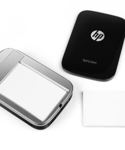 HP Sprocket Portable Color Photo Printer, Print Social Media Photos on 2x3" Sticky-Backed Paper - Black (X7N08A) 55 714FCNZ8lJL