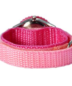 Disney Kids' W000970 Frozen Snow Queen Watch with Pink Nylon Band 9 714FkLy3zbL