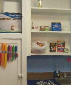 Chefcoo Kitchen Knife Set Plus Magnetic Strip and Sharpener One Cutlery Knives-Best Color Cooking Gadgets-Includes Cheese, Pizza, Paring, 14.5 x 10.9 x 1.5 inches, Red, Yellow, Blue, Green, Pink 33 714Gpse yrL