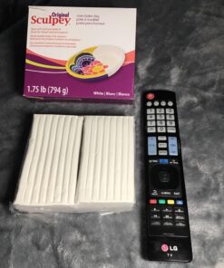 Original Sculpey White, Non Toxic, Polymer clay, Oven Bake Clay, 1.75 pounds Single 43 714GvPJj4jL