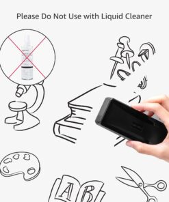 Amazon Basics White Board Eraser, Dry Erase Whiteboard Erasers for Office, Home and Classroom, Black, 8-Pack 16 714GziN2LAL