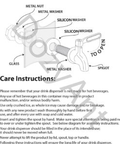 DOZYANT Updated More Durable Beverage Dispenser Replacement Spigot,Stainless Steel Polished Finished, Water Dispenser Replacement Faucet, fits Berkey and Other Gravity Filter Systems as Well 1 27 714HAWr3wIL
