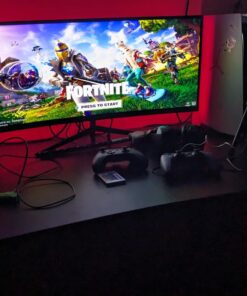 Sceptre 30-inch Curved Gaming Monitor 21:9 2560x1080 Ultra Wide/ Slim HDMI DisplayPort up to 200Hz Build-in Speakers, Metal Black (C305B-200UN1) 41 714HRoyfueL