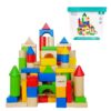 Cubbie Lee Premium Wooden Building Blocks Set - 100 pc for Toddlers Preschool Age - Classic Hardwood Plain & Colored Small Wood Block Pieces for Boys & Girls - Classic Build & Play Toy 8 714Hj6yqFpL