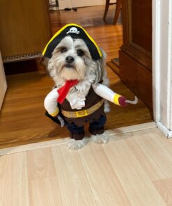 NACOCO Pet Dog Costume Pirates of The Caribbean Style (Medium) Medium Brown 32 714IOVDokwL