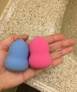 Essencell Cosmetic Pro Makeup Blender Sponges 2pc Pack - Easily Blend Liquid Foundation,Highlight and Contour-Flawless Sponge Applicator 2 Count (Pack of 1) 33 714JShpKOwL