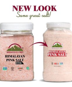 Alternative view of Himalayan Chef Himalayan Pink Salt Fine Grain, Plastic Jar-5 lbs Himalayan Salt fine Plastic Jar 5 Pound (Pack of 1)
