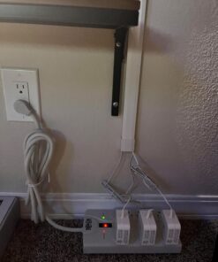 Tripp Lite 8 Outlet Surge Protector Power Strip, 8ft Cord Right Angle Plug, LIFETIME INSURANCE & $75K INSURANCE (TLP808) light gray 20 714JqbIA0GL