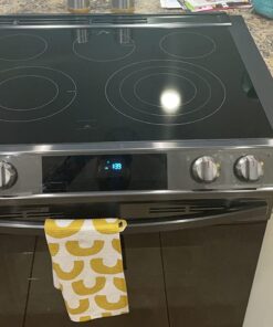 Silicone Stove Counter Gap Cover / Filler by Kindga 25" Long, Sealing Spills Between Kitchen Appliances Washing Machine and Stovetop, Set of 2 (Black) 25" Black 36 714K1Nb3zbL