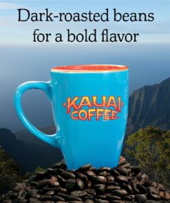 Kauai Coffee Single-Serve Pods, Na Pali Coast Dark Roast Arabica Coffee from Hawaii’s Largest Coffee Grower, Compatible with Keurig K-Cup Brewers - 12 Count 12 Count (Pack of 1) 28 714KO8DHxgL