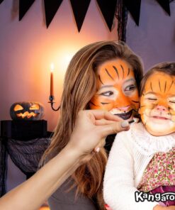 Kangaroo Halloween Super Family Makeup Kit: Professional SFX Face & Body Paint for Zombie Cosplay, Injuries, & Blood Effects 49 714LlUOHXjL 1