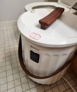 Keenray Towel Warmer Bucket, Luxury Hot Towel Warmer with LED Display, Child Safety Lock, Heat Timer 15/30/45/60 Min Adjustable, for Hot Tub, Bathroom, Spa, Brown, CL27 26 714LwE6zU5L