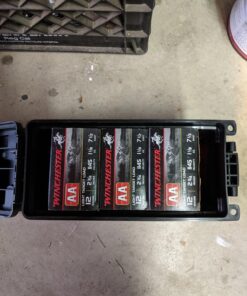 Sheffield 12629 Field Box, Ammo Storage Can and Water Resistant Ammo Can, Bullet Case Designed for Pistol, Rifle, or Shotgun Ammo Storage, Stackable and Lockable Ammo Box, Made in The USA, Black 72 714MFK8D6mL